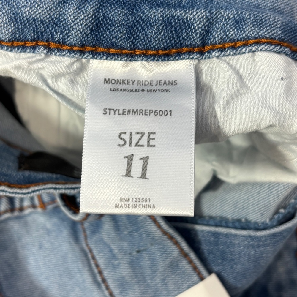 Monkey Ride Jeans Original‎ Vintage - size 11 NWT - Picture 5 of 10